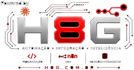 Powered by H8G — automação, integração e inteligência