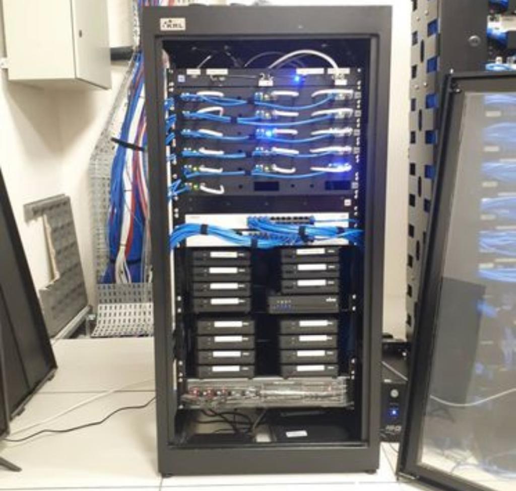 Patch panel, switch e equipamentos ativos — Infraestrutura de TI pela Mtec Elétrica e Automação