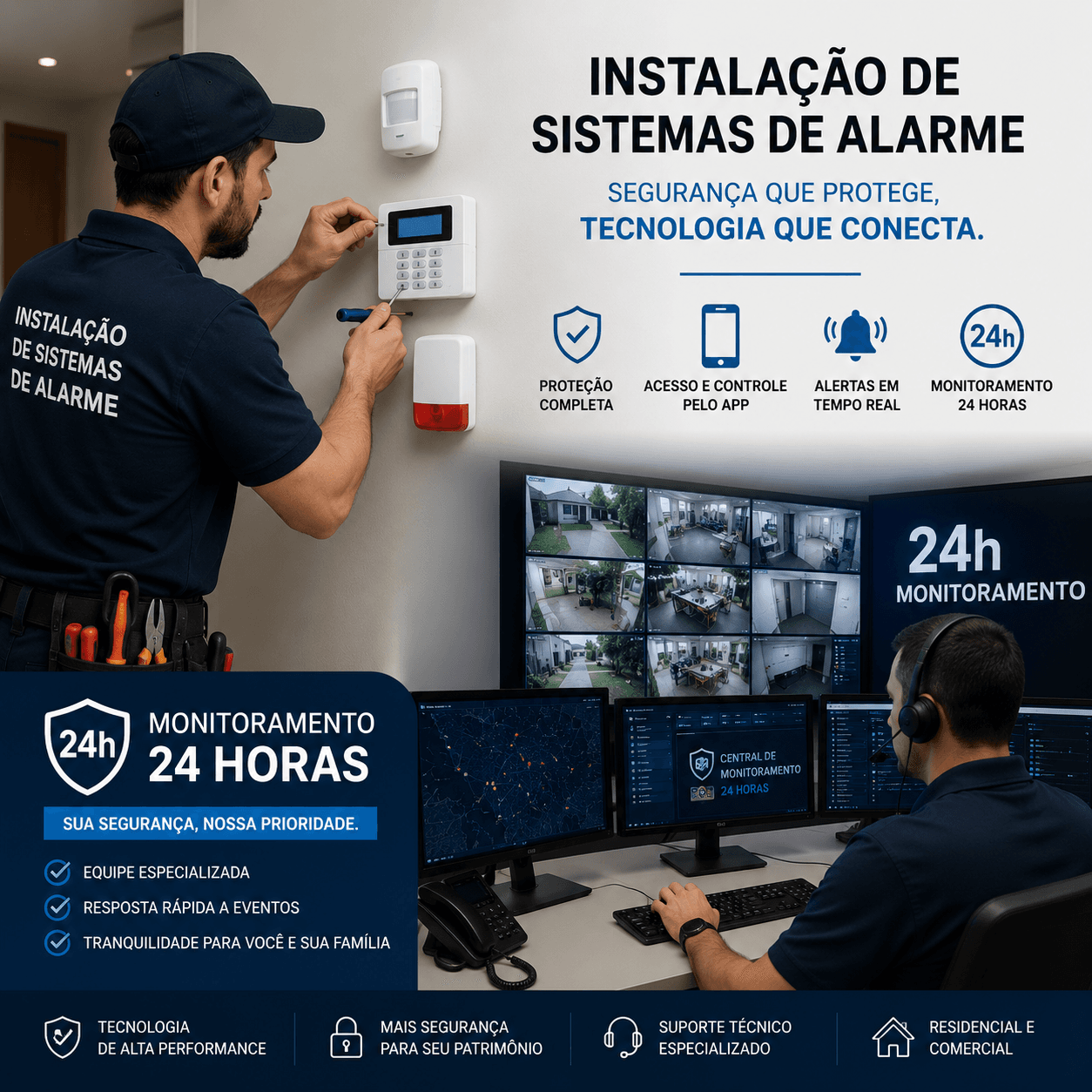 Sistemas de alarme com